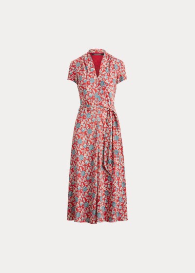 Vestido Ralph Lauren Floral Crepe Midi Mulher 79401-ODVP